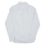 ALL SAINTS Mens Plain Shirt Grey Long Sleeve XS