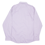LAUREN RALPH LAUREN Fitted Mens Plain Shirt Purple Long Sleeve XL