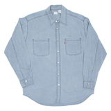 LEVI'S Mens Shirt Blue Long Sleeve M