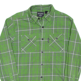 HARLEY DAVIDSON Mens Shirt Green Check Long Sleeve M