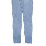 LEVI'S 711 Distressed Womens Jeans Blue Slim Skinny Stone Wash W27 L32