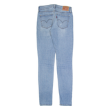 LEVI'S 711 Distressed Womens Jeans Blue Slim Skinny Stone Wash W27 L32