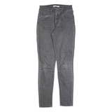 LEVI'S 721 High Rise Womens Jeans Grey Slim Skinny W26 L29