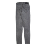 LEVI'S 721 High Rise Womens Jeans Grey Slim Skinny W26 L29