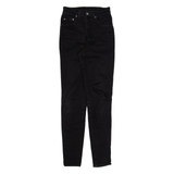 LEVI'S 806 Womens Jeans Black Slim Skinny W26 L32