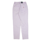 GUESS Womens Jeans Purple Regular Mom W26 L29