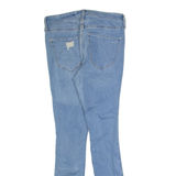 HOLLISTER Distressed Womens Jeans Blue Slim Skinny Stone Wash W28 L28