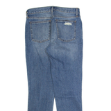 GAP Distressed Womens Jeans Blue Slim Tapered Stone Wash W28 L29