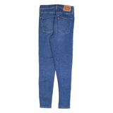 LEVI'S Mile High Womens Jeans Black Slim Skinny Stone Wash W27 L28