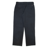 DICKIES Mens Trousers Blue Regular Straight W32 L32