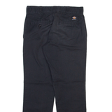 DICKIES Mens Trousers Black Regular Straight W30 L30
