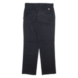 DICKIES Mens Trousers Black Regular Straight W30 L30