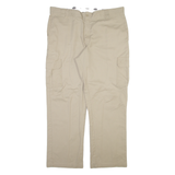 DICKIES Cargo Mens Trousers Beige Relaxed Straight W40 L30