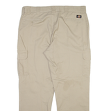 DICKIES Cargo Mens Trousers Beige Relaxed Straight W40 L30