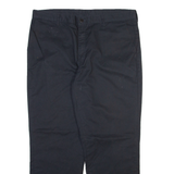 DICKIES Mens Trousers Black Regular Straight W38 L30