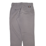 DICKIES Mens Trousers Grey Slim Straight W30 L30