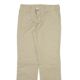 DICKIES Womens Trousers Beige Regular Straight W30 L31