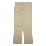 DICKIES Womens Trousers Beige Regular Straight W30 L31