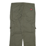 DICKIES Cargo Womens Trousers Grey Regular Straight W34 L31