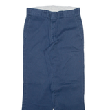 DICKIES Mens Trousers Blue Regular Straight W30 L30