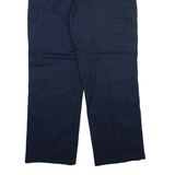 DICKIES Cargo Mens Trousers Blue Relaxed Straight W36 L31