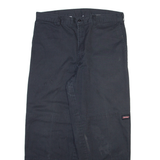 DICKIES Mens Trousers Grey Relaxed Straight W34 L27