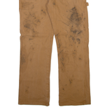 DICKIES Carpenter Mens Trousers Brown Regular Straight W36 L32