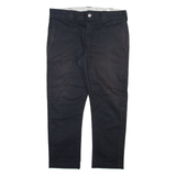 DICKIES Mens Trousers Black Slim Skinny W31 L24