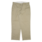 DICKIES Mens Trousers Beige Regular Straight W39 L29