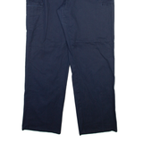 DICKIES Womens Trousers Blue Regular Straight W36 L31
