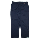 DICKIES Womens Trousers Blue Regular Straight W36 L31