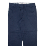 DICKIES 874 Workwear Mens Trousers Blue Regular Straight W40 L32