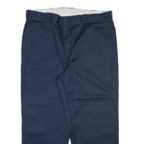DICKIES 874 Workwear Mens Trousers Blue Regular Straight W40 L27