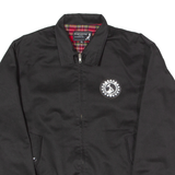 KNIGHTSBRIDGE Electronic Body Music Mens Lined Jacket Black Twill XL