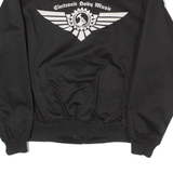 KNIGHTSBRIDGE Electronic Body Music Mens Lined Jacket Black Twill XL