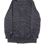 PUMA Womens Coat Black Nylon Hooded UK 10
