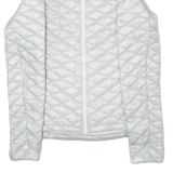 THE NORTH FACE Womens Puffer Jacket Silver Nylon Diamond XS