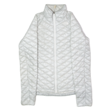 THE NORTH FACE Womens Puffer Jacket Silver Nylon Diamond XS