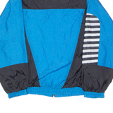ICE HOCKEY WINNERS Mens Shell Jacket Blue 90s Colourblock 2XL