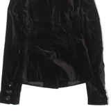 MAX&CO Womens Blazer Jacket Black Velvet UK 6