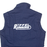 ADIDAS ORIGINALS Ruffle Running Womens Track Gilet Blue 90s UK 16