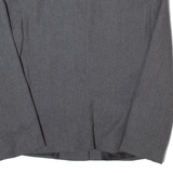 NEW FAST Womens Blazer Jacket Grey 90s UK 10