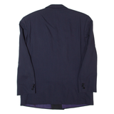 PIERRE LAFFITTE Smoking Jacket Mens Blazer Jacket Blue Wool 90s L