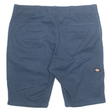 DICKIES Mens Workwear Shorts Blue Slim 2XL W42
