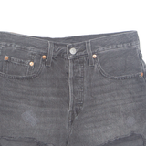 LEVI'S 502 Cut Off Womens Denim Shorts Grey M W29