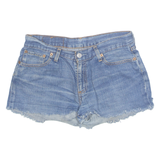LEVI'S 529 Cut Off Womens Denim Shorts Blue M W29
