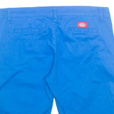 DICKIES Womens Workwear Shorts Blue L W35
