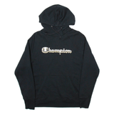 CHAMPION Womens Black Hoodie M