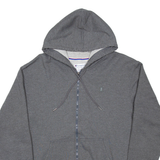 CHAMPION Mens Grey Hoodie Full Zip M