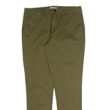 WHITE STUFF Womens Trousers Green Slim Tapered W32 L30